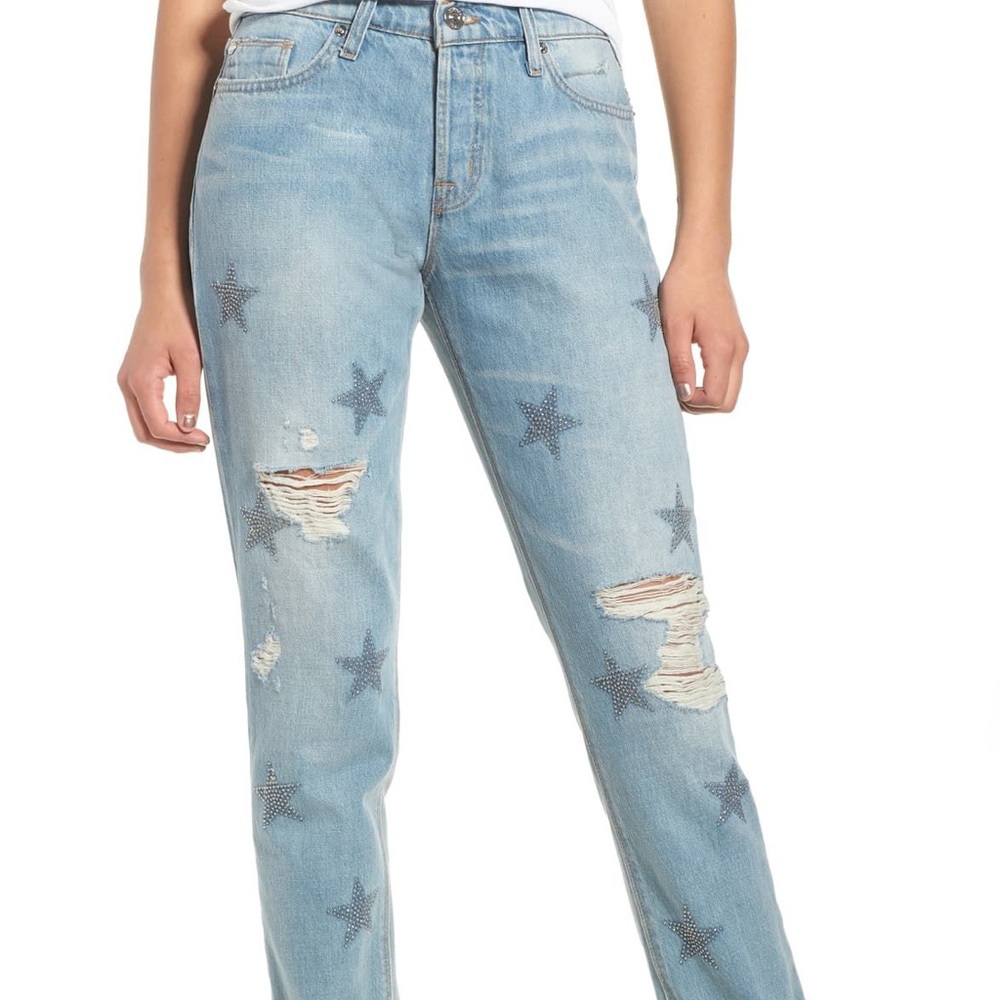 Hudson Riley star jeans